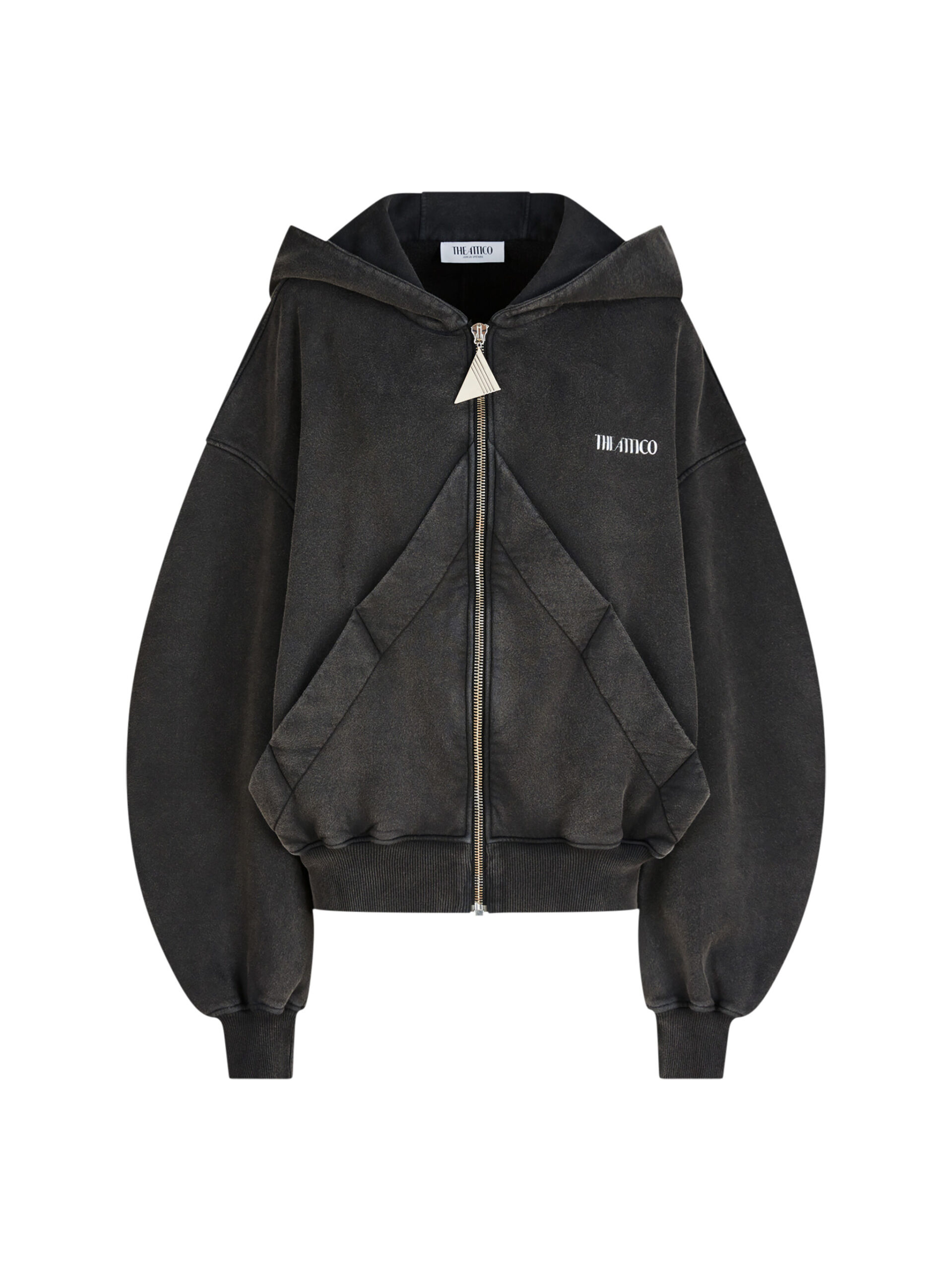 The Attico Faded Black Sweatshirt - The Attico Tops - Designed by Gilda Ambrosio & Giorgia Tordini - Shop at Coveti The Attico Faded Black Sweatshirt - The Attico Tops - Designed by Gilda Ambrosio & Giorgia Tordini - Shop at Coveti