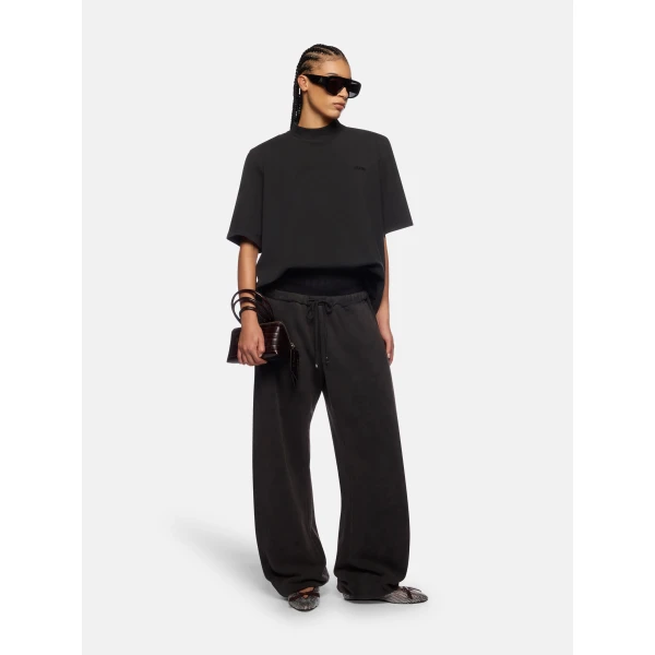 The Attico Faded Black T-Shirt Top, view 2