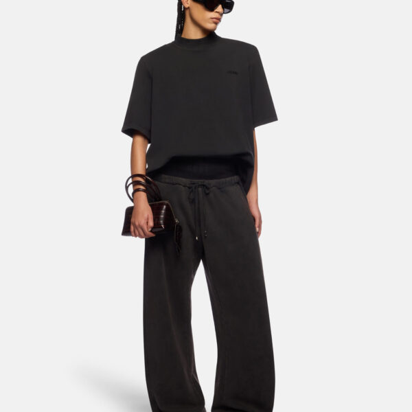 The Attico Faded Black T-Shirt - The Attico Tops - Designed by Gilda Ambrosio & Giorgia Tordini - Shop at Coveti