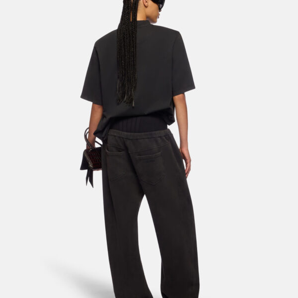 The Attico Faded Black T-Shirt - The Attico Tops - Designed by Gilda Ambrosio & Giorgia Tordini - Shop at Coveti