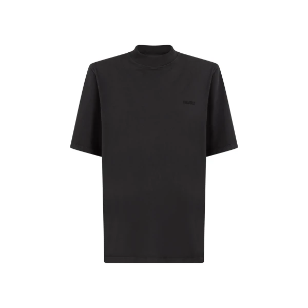 The Attico Faded Black T-Shirt Top