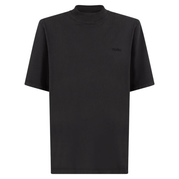 The Attico Faded Black T-Shirt - The Attico Tops - Designed by Gilda Ambrosio & Giorgia Tordini - Shop at Coveti