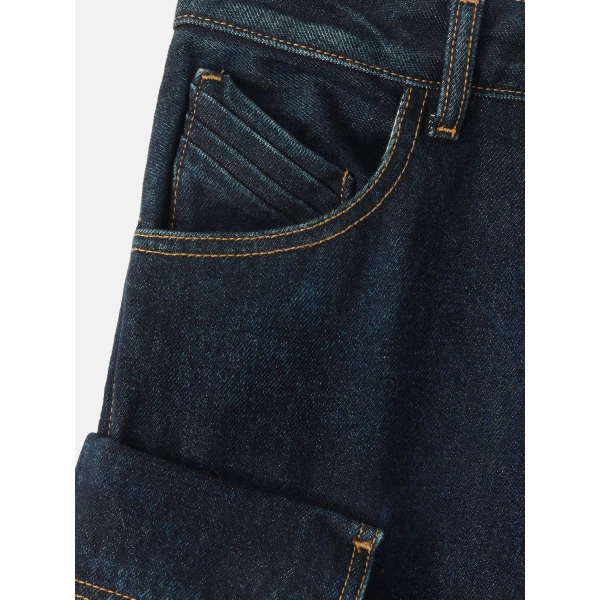 The Attico ‘Fern” Dark Blue Long Pants, view 4