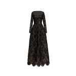 Oscar de la Renta Fern Sequin Embroidered Gown - Oscar de la Renta Dresses - American Couture - Shop at Coveti