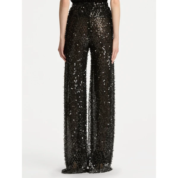 Oscar de la Renta Floating Sequin Pant - Oscar de la Renta Pants - American Couture - Shop at Coveti