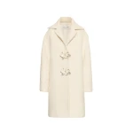 Oscar de la Renta Floral Button Bouclé Tweed Coat - Oscar de la Renta Coats - American Couture - Shop at Coveti