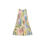 Oscar de la Renta Foxglove Cotton Poplin Trapeze Dress - Oscar de la Renta Dresses - American Couture - Shop at Coveti