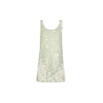Oscar de la Renta Foxglove Embroidered Sequin Tulle Shift Dress - Oscar de la Renta Dresses - American Couture - Shop at Coveti
