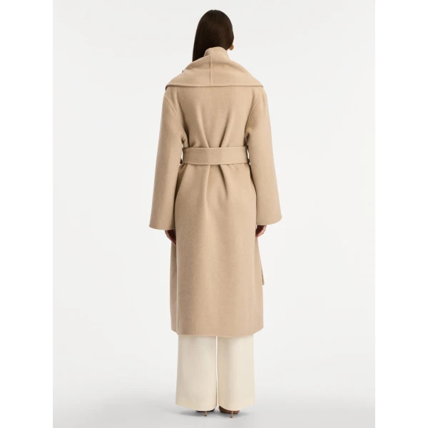 Oscar de la Renta Foxglove Embroidered Wool Coat - Oscar de la Renta Coats - American Couture - Shop at Coveti