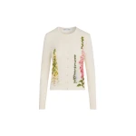 Oscar de la Renta Foxglove Threadwork Cardigan - Oscar de la Renta Knitwear - American Couture - Shop at Coveti