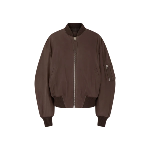 The Attico Ganache ”Anja” Bomber Jacket, view 4