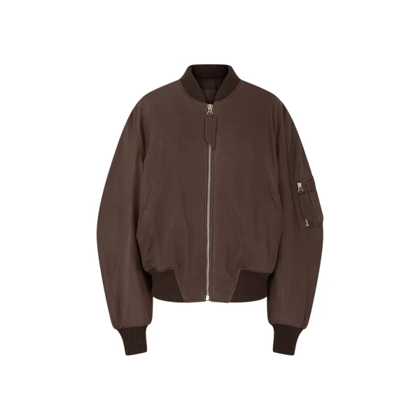 The Attico Ganache ”Anja” Bomber Jacket