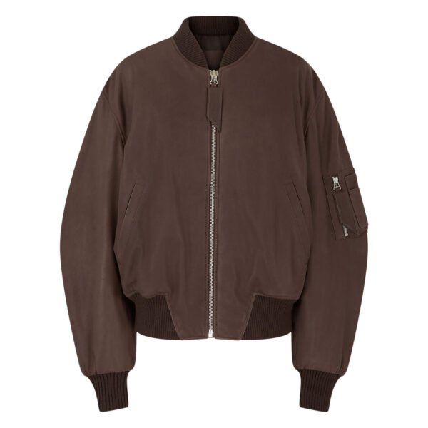 The Attico Ganache ''Anja'' Bomber - The Attico Jackets - Designed by Gilda Ambrosio & Giorgia Tordini - Shop at Coveti