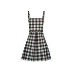 Oscar de la Renta Gingham Cotton Poplin Sleeveless Dress - Oscar de la Renta Dresses - American Couture - Shop at Coveti