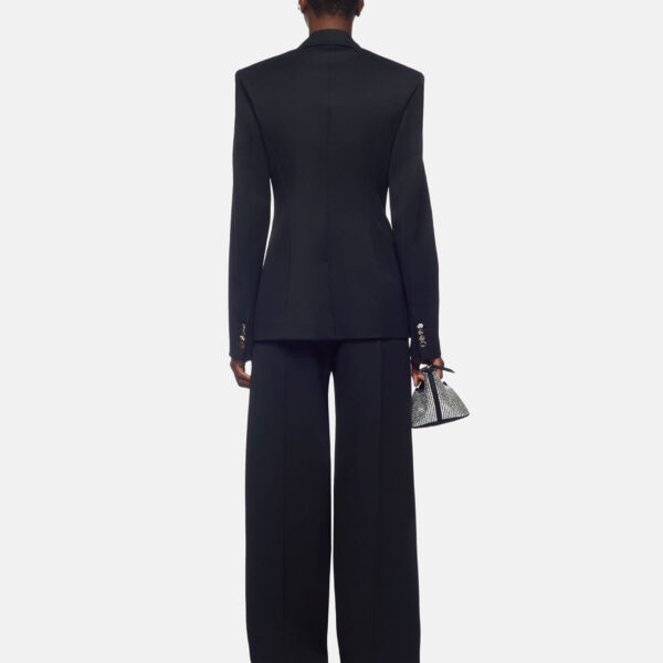 The Attico 'Glen'' Black Blazer - The Attico Jackets - Designed by Gilda Ambrosio & Giorgia Tordini - Shop at Coveti