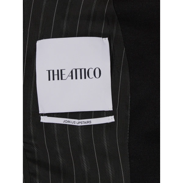 The Attico ‘Glen” Black Blazer, view 4