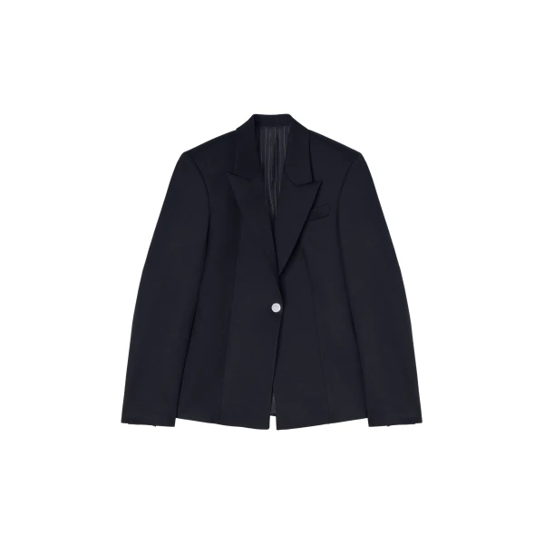 The Attico ‘Glen” Black Blazer