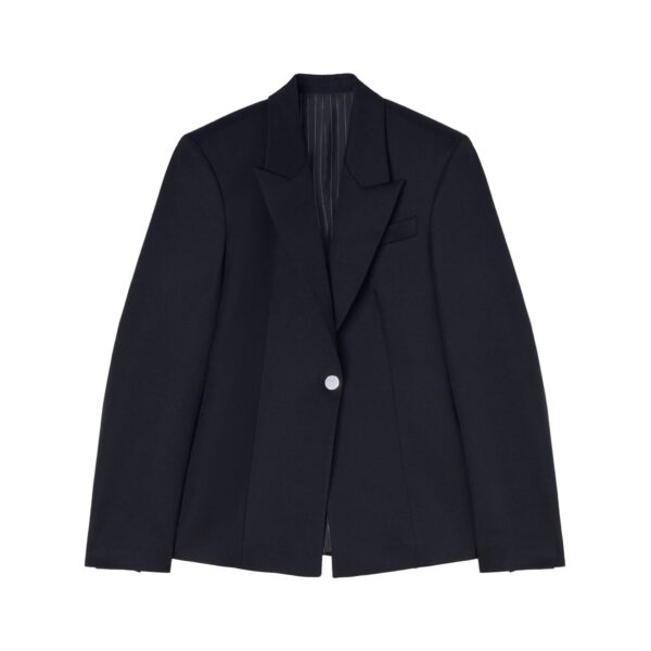 The Attico 'Glen'' Black Blazer - The Attico Jackets - Designed by Gilda Ambrosio & Giorgia Tordini - Shop at Coveti
