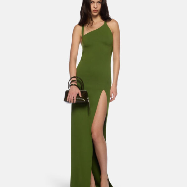 The Attico Green Long Dress - The Attico Dresses - Designed by Gilda Ambrosio & Giorgia Tordini - Shop at Coveti
