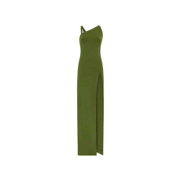 The Attico Green Long Dress