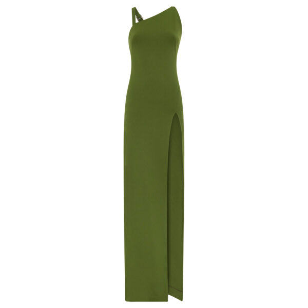 The Attico Green Long Dress - The Attico Dresses - Designed by Gilda Ambrosio & Giorgia Tordini - Shop at Coveti