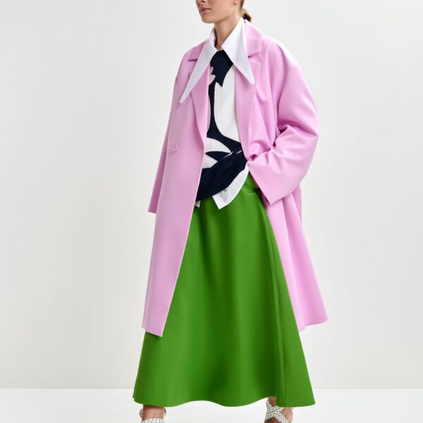 Essentiel Antwerp Green a-line skirt - Essentiel Antwerp Skirts - Colorful Belgian Design - Shop at Coveti