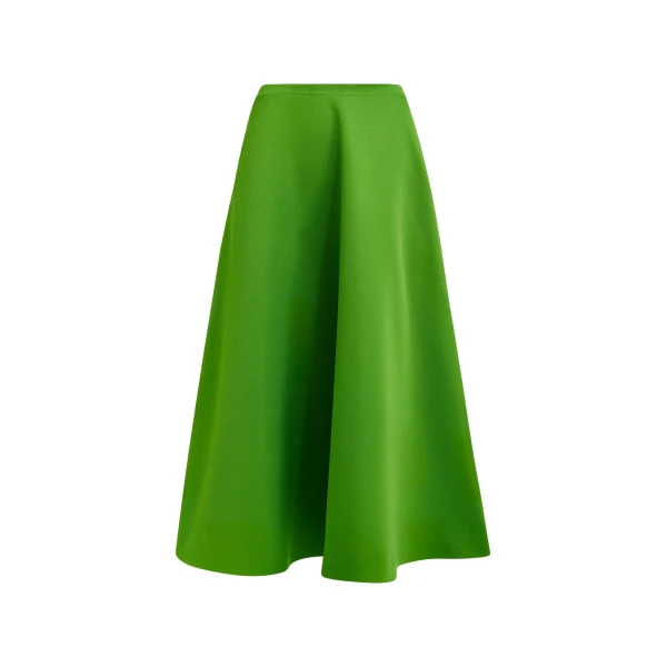 Essentiel Antwerp Green a-line skirt - Essentiel Antwerp Skirts - Colorful Belgian Design - Shop at Coveti