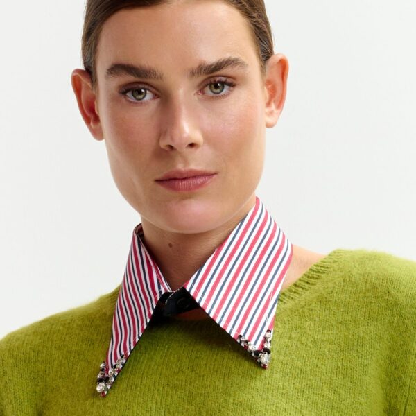 Essentiel Antwerp Green angora blend knit - Essentiel Antwerp Knitwear - Colorful Belgian Design - Shop at Coveti