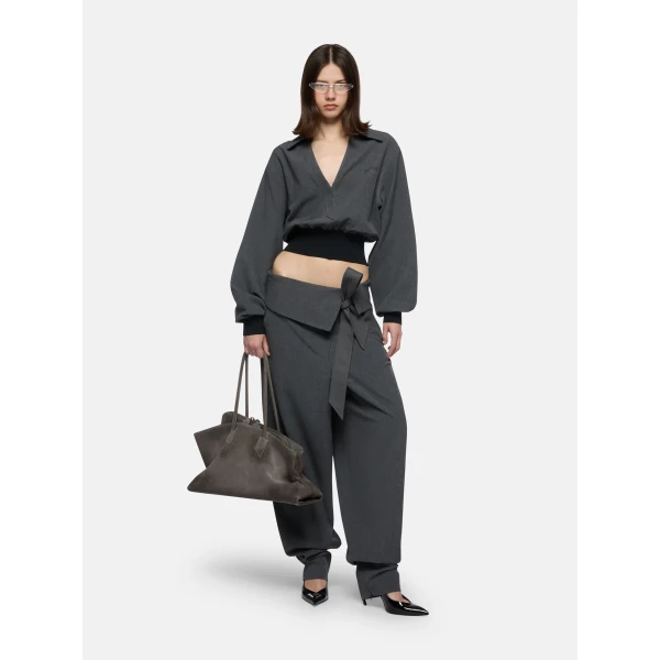 The Attico Grey Long Pant, view 2