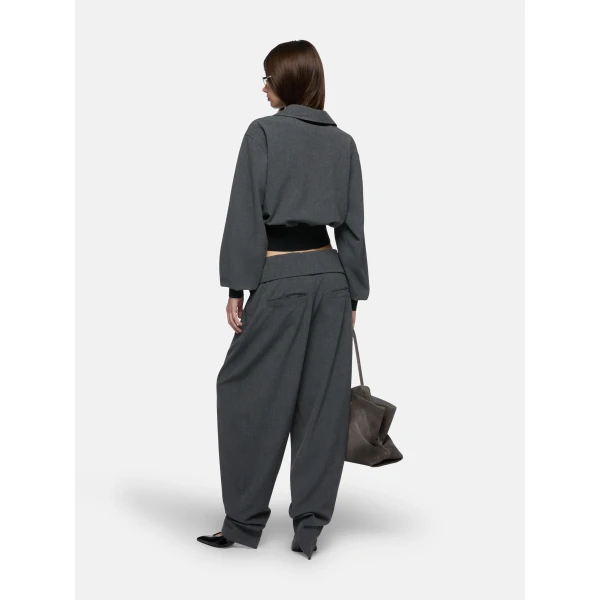 The Attico Grey Long Pant, view 3