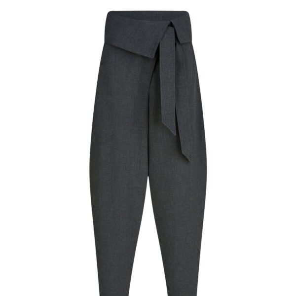 The Attico Grey Long Pant - The Attico Pants - Designed by Gilda Ambrosio & Giorgia Tordini - Shop at Coveti