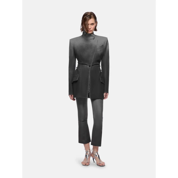 The Attico Grey Melange Jacket, view 2