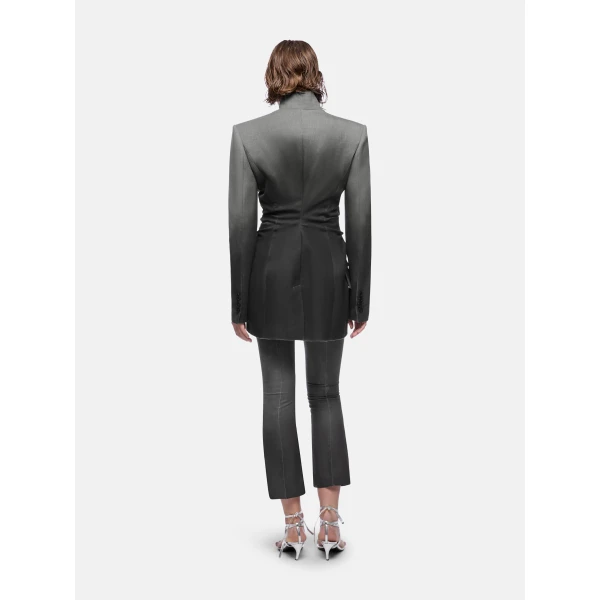 The Attico Grey Melange Jacket, view 3