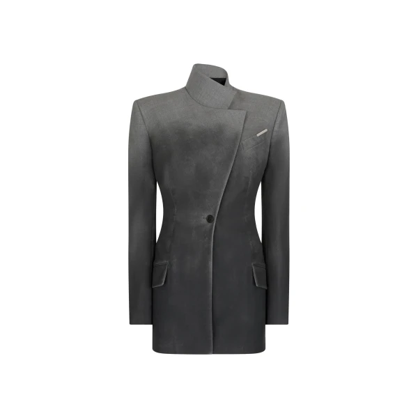The Attico Grey Melange Jacket