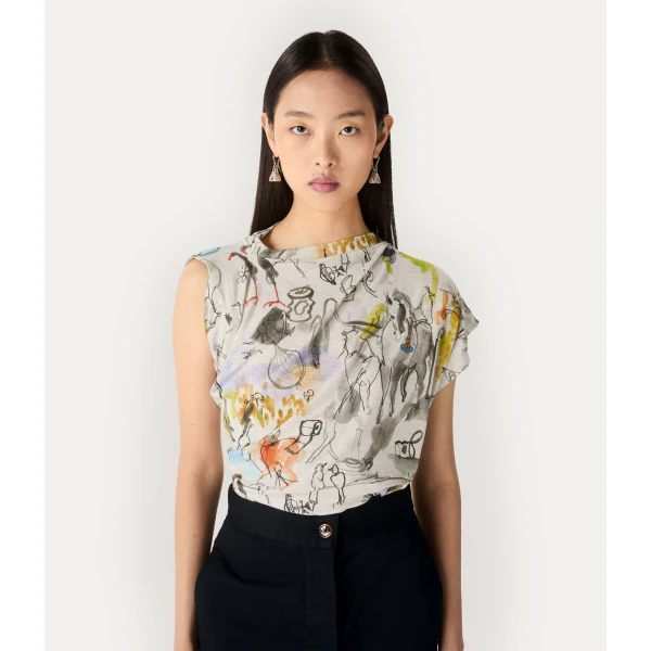 Vivienne Westwood Hebo Top - Vivienne Westwood Tops - Punk Luxury - Shop at Coveti