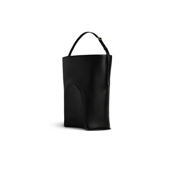Alaïa Hip Large Bucket Bag In Calfskin - Alaia Bags - Laser Cut Luxury - Shop at Coveti