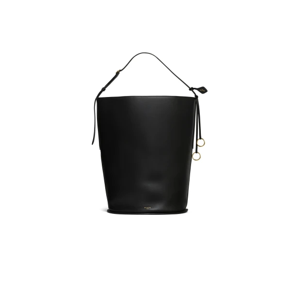 Alaïa Hip Large Bucket Bag In Calfskin - Alaia Bags - Laser Cut Luxury - Shop at Coveti