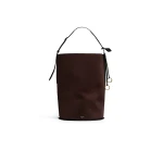 Alaïa Hip Large Bucket Bag In Suede - Alaia Bags - Laser Cut Luxury - Shop at Coveti