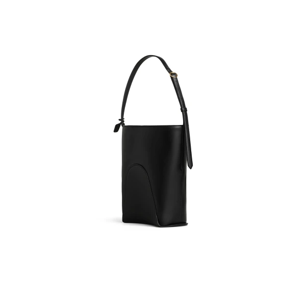 Alaïa Hip Small Bucket Bag In Calfskin - Alaia Bags - Laser Cut Luxury - Shop at Coveti