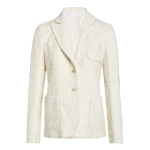 Giambattista Valli Ivory Daisies Macramé Jacket - Giambattista Valli Jackets - Romantic Couture - Shop at Coveti
