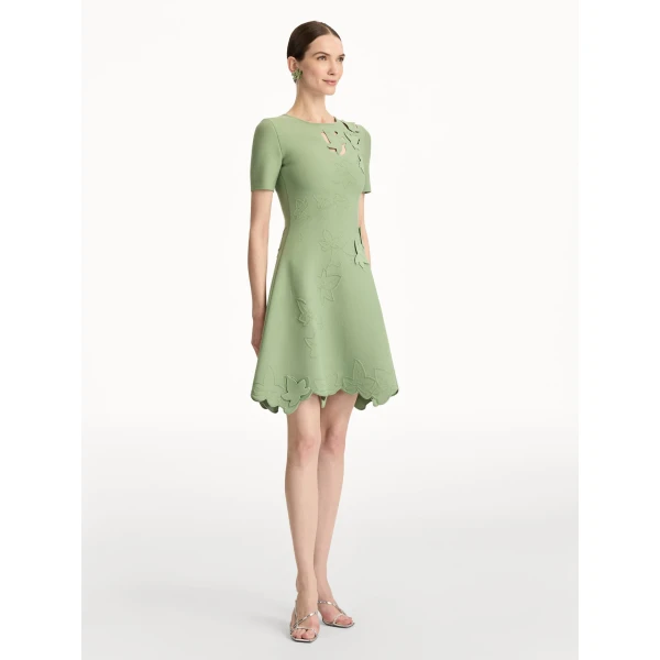 Oscar de la Renta Ivy Cutout Knit Dress - Oscar de la Renta Dresses - American Couture - Shop at Coveti