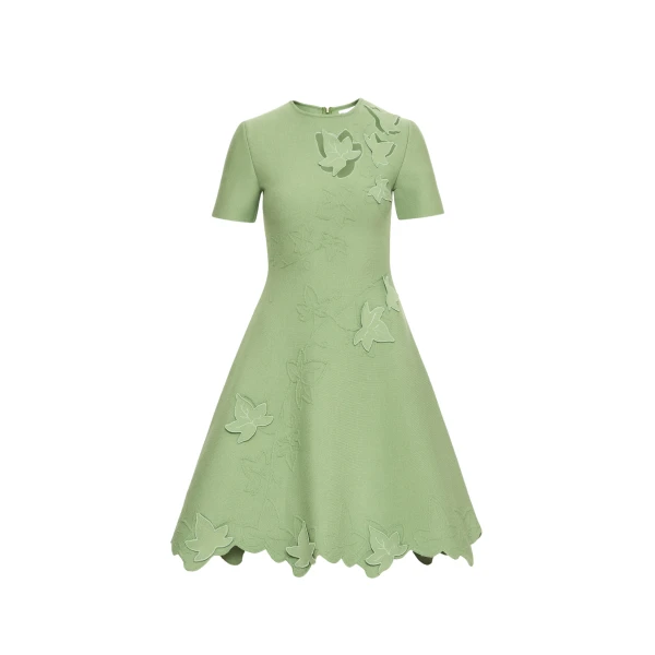 Oscar de la Renta Ivy Cutout Knit Dress - Oscar de la Renta Dresses - American Couture - Shop at Coveti