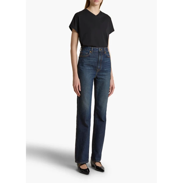 Khaite Danielle Stretch Jean, view 2
