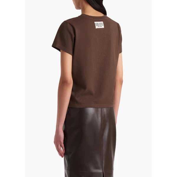 Khaite Emmylou T-Shirt Top, view 4