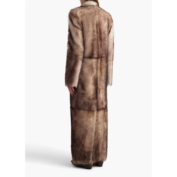 Khaite Saphra Shearling Coat, view 4