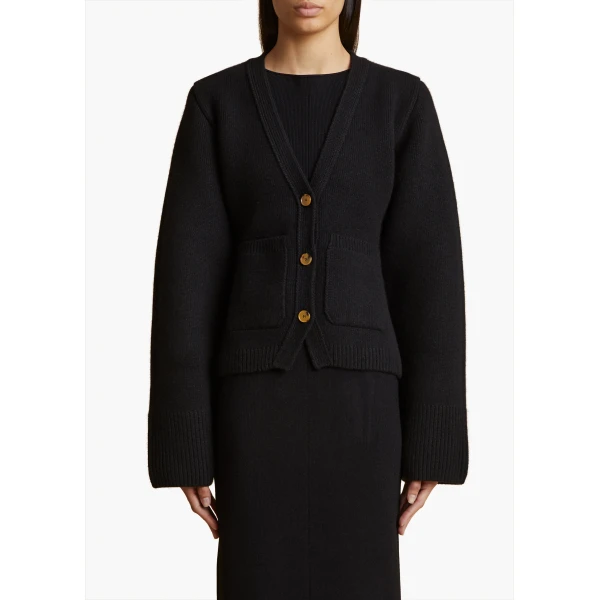 Khaite Scarlet Cardigan, view 3