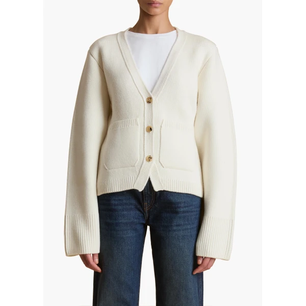 Khaite Scarlet Cardigan, view 3