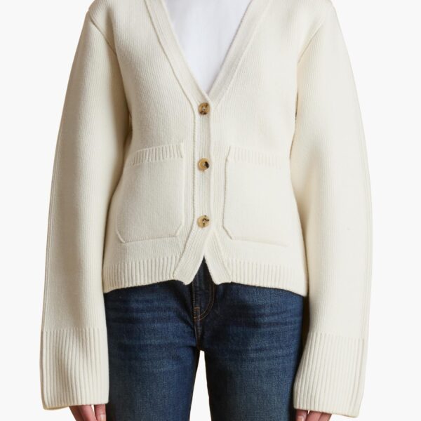 Elevate your elegance in this Khaite Knitwear   from the 2025 resort wear edit