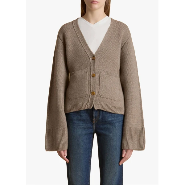 Khaite Scarlet Cardigan, view 3