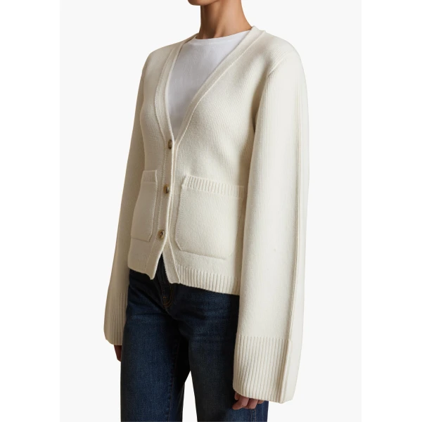 Khaite Scarlet Cardigan, view 4